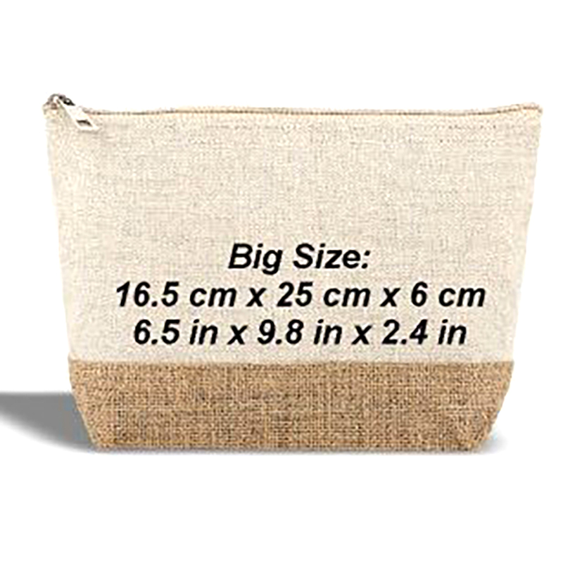 Cotton and jute pouch