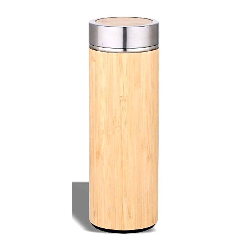 Bamboo vacuum flask