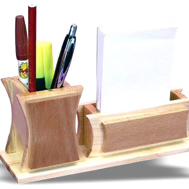 Wooden pen stand